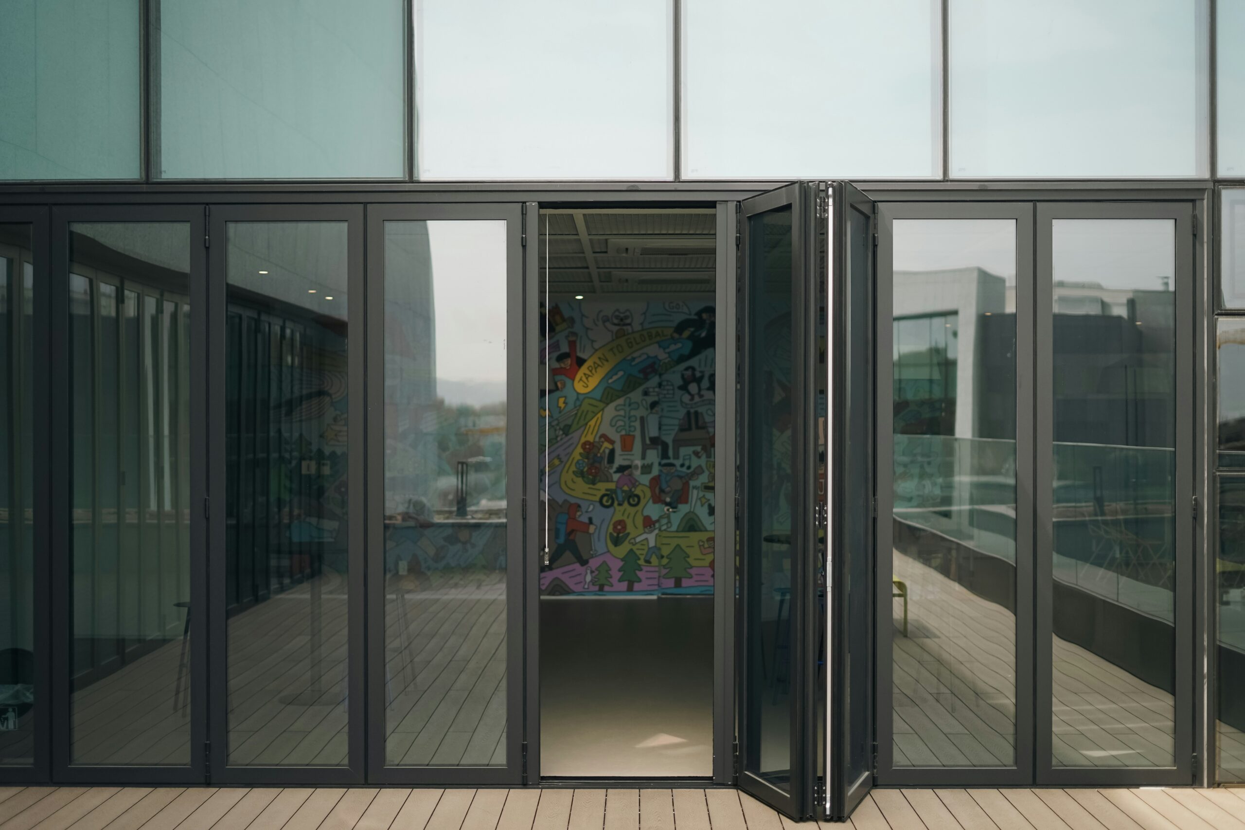 Bifold Door Open